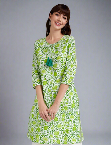Women's Cotton Regular Fit Kurta